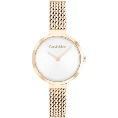 Orologio Donna CK CALVIN KLEIN TIMELESS 25200083 Acciaio Mesh Rosè - Immagine 1 di 2