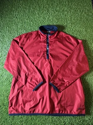 Chaqueta cortavientos vintage de EE. UU. para hombre XL Nike Pullover 1/4 cremallera Juegos Olímpicos años 90 Foto 1 de 4