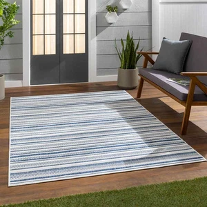 Pau Global Denim Area Rug - Picture 1 of 21