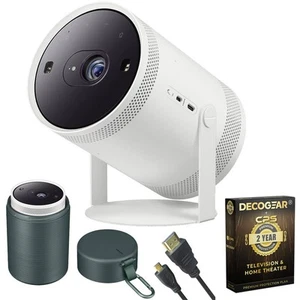 Samsung The Freestyle Projector 2nd Gen with Gaming Hub + 2 Year Protection Pack - Picture 1 of 12