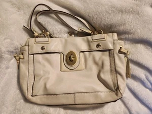 Coach 14522 Peyton borsa a tracolla in pelle osso oro - Foto 1 di 5