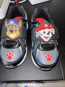 Nuevas zapatillas sin cordones Paw Patrol para niños pequeños, talla 7, iluminadas nuevas sin etiquetas 3822 - Imagen 1 de 11