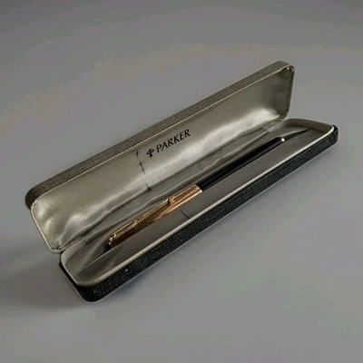 Parker 61 Fountain Pen Rolled Gold Cap 14k Solid Gold Nib In Very Good Condition - Image 1 of 4