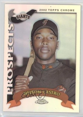 2002 Topps Chrome Traded & Rookies Refractor Nelson Castro #T116 RC - Image 1 of 2