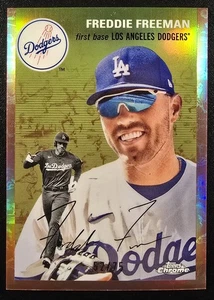 2023 Topps cromo platino #271 Freddie Freeman toile crema/oro rosa/75 - Imagen 1 de 2