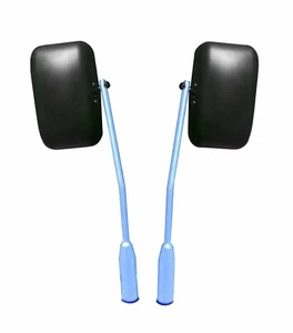 Blue Premium Door Hinge Mirror Kit For Jeep Wrangler JL 18-19 Steinjager  - Picture 1 of 1