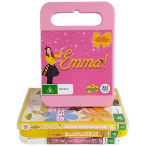 THE WIGGLES Kids Dvds Emma Dance Bowtiful Day Set of 4 Girls ABC 2007 Reg 4 Vg - Picture 1 of 18