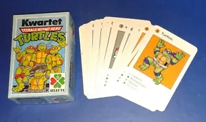 1990 *** FULL BOXED SET KWARTET 32 CARDS *** TEENAGE MUTANT NINJA TURTLES TMNT - Picture 1 of 12