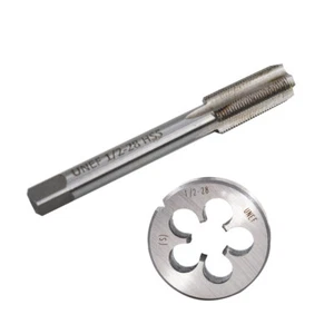 1/2"-28 Tap and Die Set (1/2" x 28) 22LR 223 5.56 9mm Right Hand Thread - Picture 1 of 13