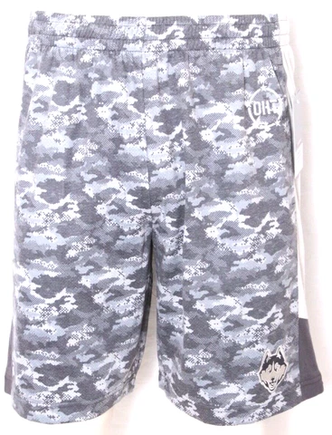 NEWUniversity of Connecticut UCONN Huskies Colosseum Gray Camo Shorts Men's L Cover