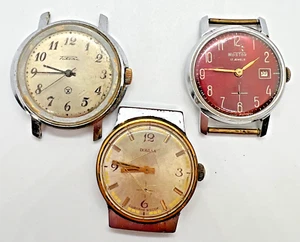 Collection POBEDA RAKETA WOSTOK Watch Vintage Soviet Ussr Men Wrist Military Old - Picture 1 of 24