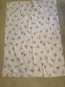 Vintage Baby Quilt Cowboys and Cowgirls 48" x 34" Handmade - Picture 1 of 3