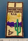 Vintage 1950s IMPERIAL YUMA AREA COUNCIL Boy Scout PATCH BSA CP Uniform Badge