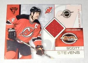 02 Titanium Scott Stevens Draft Edition Jersey Patch #55 - Picture 1 of 1