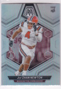 Panini 2024 Mosaic NFL No. 336 Jer'Zhan Newton Rookie Silver Prizm - Bild 1 von 2
