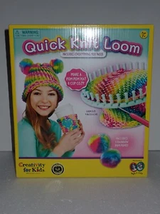 Creatività per Bambini Telaio a Maglia Rapida Crea il Tuo Cappello Pom Pom e Coppa Artigianato Accogliente - Foto 1 di 10
