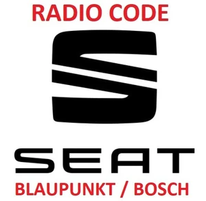 SEAT Radio CODE dekodieren Concert Alhambra SE 350 RCD Ultra Low BLAUPUNKT BOSCH - Bild 1 von 6