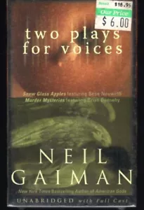 Two Plays For Voices Neil Gaiman SEALED Cassettes Bebe Neuwirth/Brian Dennehy - Picture 1 of 2