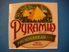 BEER Sticker ~ PYRAMID Brewing Thunderhead IPA ~ Seattle, WASHINGTON ~ Est. 1984