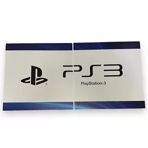 Playstation 3 PS3 Gamestop Promo Store Wand Display Banner 24x47" 2 Stück Schild - Bild 1 von 3