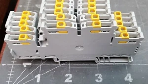 Pack Of (5) 1492-KD2 Allen Bradley Terminal Blocks Grey NEW [B2B2] - Picture 1 of 6