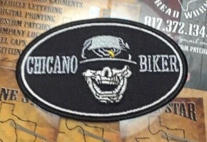 EMBROIDERED CHICANO BIKER HELMET PATCH (Please Read Ad)) - Picture 1 of 4