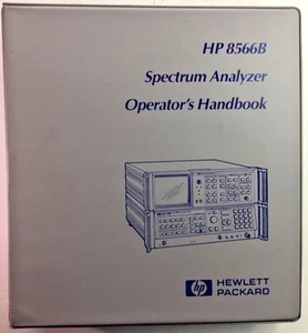 HP 8566B Spectrum Analyzer Operator's Handbook Incl Options P/N 08566-90045 - Bild 1 von 2
