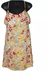 OLD NAVY size S Ruffle Top Elastic Back Floral layered Sun Dress small - Picture 1 of 3