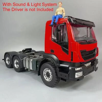 1:14 6x4 Metal Chassis RC Tractor Truck Towing Vehicle 2-speed Gearbox Model - Image 1 of 4