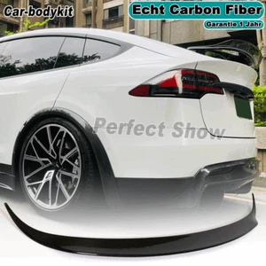 Alerón trasero de carbono maletero alerón ala para Tesla Model X 75D P90D P100D - Imagen 1 de 12