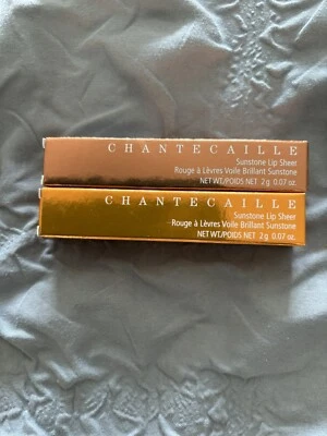 Chantecaille Sunstone Lip Sheer Empower& Enthusiasm Lipsticks new in box’s. - Image 1 of 4
