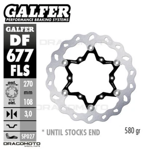 GAS GAS MC 125 1994-2000 DF677FLS Front Brake Disc Rotor GALFER Floating - Picture 1 of 3