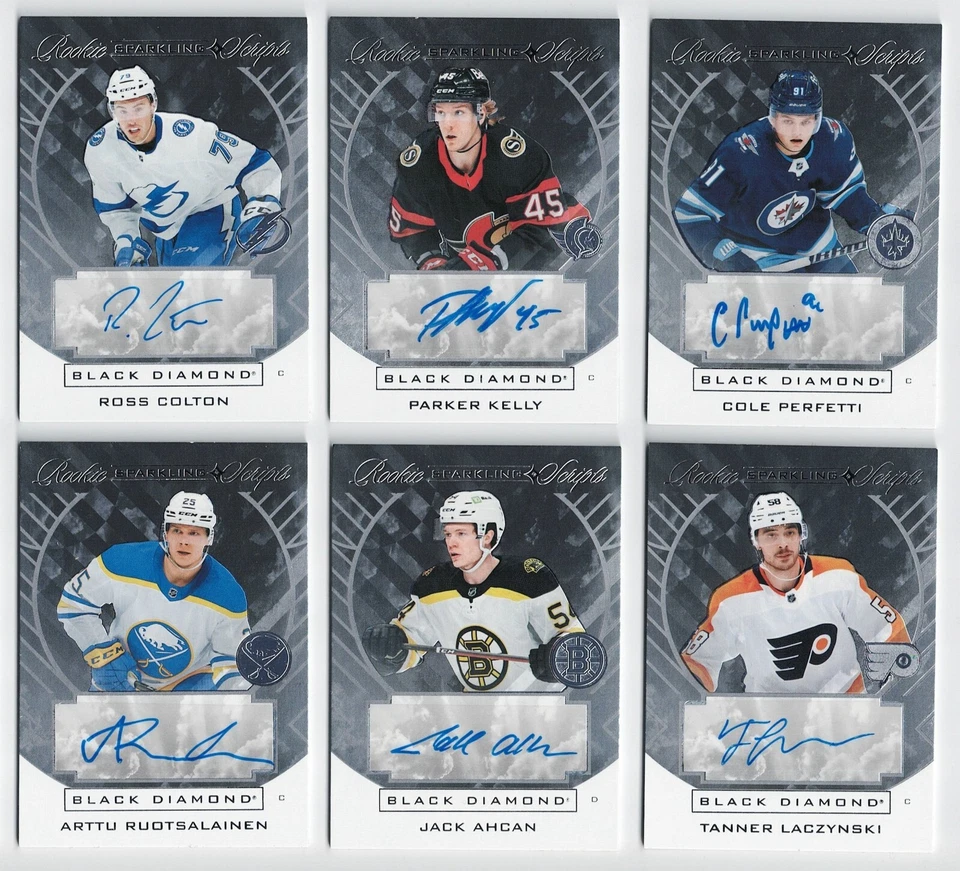 2021-22 Black Diamond Rookie Sparkling Scripts Autograph Pick From List - Image 1 of 1