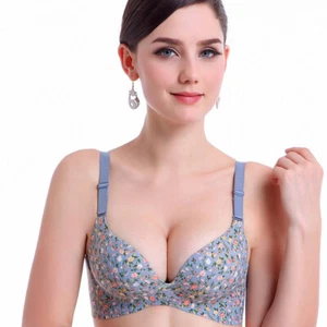 Soft Seamless Womens Bra Push Up Bras Wireless Brassiere Miss Sexy Lingerie Tops - Picture 1 of 22