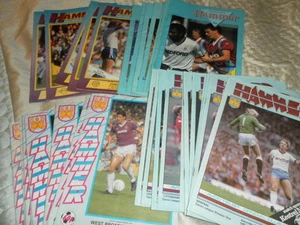 WEST HAM UNITED HOME PROGRAMMES 1984-8 - Picture 1 of 1