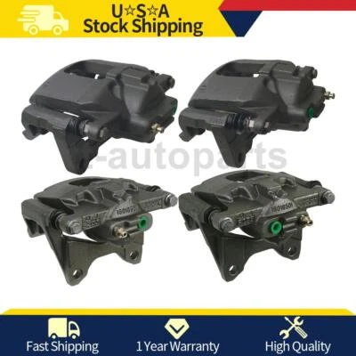 Front Rear Brake Caliper For Jeep Wrangler 3.6L 2012 2011 2010 2009 2008 2007 - Image 1 of 4