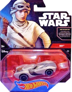 HOT WHEELS STAR WARS IL RISVEGLIO DELLA FORZA REY PERSONAGGIO AUTO 23 - Foto 1 di 5