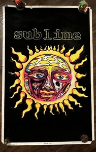 Sublime 40oz. To Freedom Real Vintage Flocked Blacklight Poster 1998 #876 - Bild 1 von 15