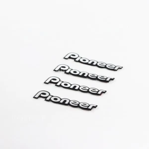 4PCS pioneer metal logo badge replacement piece 55mm X 12mm - Bild 1 von 4