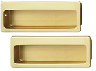 2x uchwyt muszli złoty retro uchwyt meblowy mosiądz prostokątny klamka wlotowa klamka