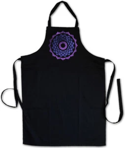 CHAKRA SAHASRARA BBQ KOCHSCHÜRZE Mystische Energie Körper Seele Yoga Astral - Bild 1 von 1