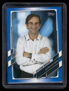 Topps Formula 1 #82 2021 Davide Brivio Blue #/99 Alpine F1 Team - Imagen 1 de 2