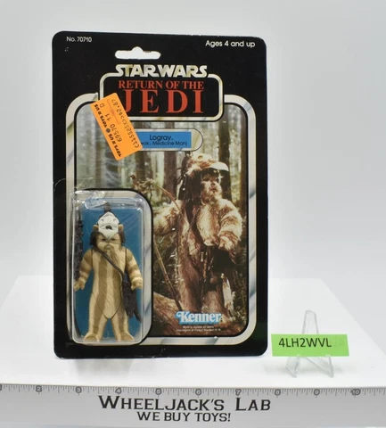 Logray Ewok Medicine Man 77 Back Star Wars ROTJ 1983 Kenner Figure NEW MOSC Cover