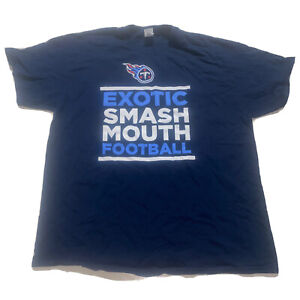 NFL Tennessee Titans Exotic Smash Mouth Football T-Shirt Fan Mens XL Smashmouth