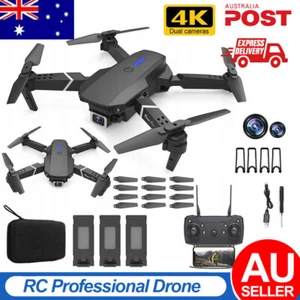 4K Drone X Pro WIFI FPV HD Dual Camera 3 Batteries Foldable Selfie RC Quadcopter - Picture 1 of 13