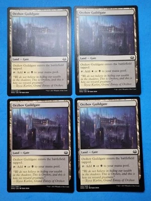 4x Orzhov Guildgate Modern Masters 2017 Mtg Magic Dual Land Gate Mana 241 - Image 1 of 4