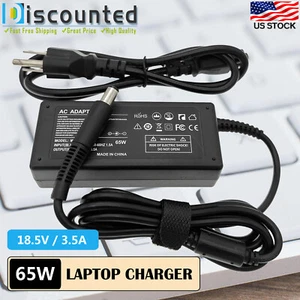 65W AC Power Adapter for HP Prodesk 600 G1 G2 G3 G4 G5 G6 Desktop Mini PC w/Cord - Picture 1 of 9
