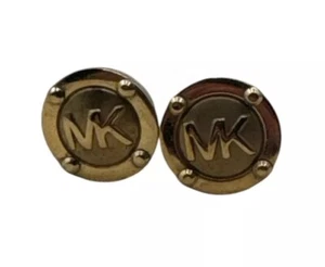 Michael Kors Stainless Yellow Gold Plate Stainless Steel Stud Earrings - Picture 1 of 3