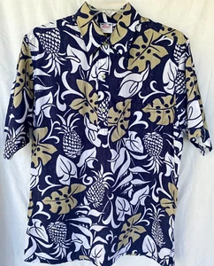 VTG 70s..GO BAREFOOT..REVERSE PRINT..PULLOVER..HAWAIIAN..SHIRT..NEW..MEN L - Picture 1 of 4
