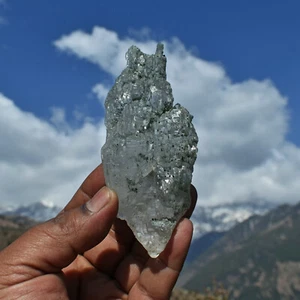 NIRVANA ICE CHLORITE QUARTZ CRYSTAL HIMALAYAN LEMURIAN SCALAR SEED ELESTIAL - Picture 1 of 13